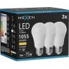 Mexen Nova 3x LED-Glühbirne E27, A60, 10W, Warm - 3000K, 1055 lm - L100-E27-1030-01x03