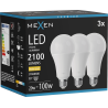 Mexen Nova 3x LED-Glühbirne E27, A70, 20W, Warm - 3000K, 2100 lm - L100-E27-2030-01x03