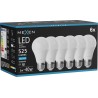 Mexen Nova 6x LED-Glühbirne E27, A60, 5W, Kalt - 6500K, 525 lm - L100-E27-0565-01x06