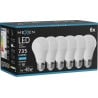 Mexen Nova 6x LED-Glühbirne E27, A60, 7W, Kalt - 6500K, 735 lm - L100-E27-0765-01x06