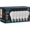 Mexen Nova 6x LED-Glühlampe E27, A60, 8W, Kalt - 6500K, 840 lm - L100-E27-0865-01x06