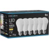 Mexen Nova 6x LED-Glühbirne E27, A60, 10W, Warm - 3000K, 1055 lm - L100-E27-1030-01x06