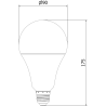 Mexen Nova 6x LED-Glühbirne E27, A95, 25W, Neutral - 4000K, 2625 lm - L100-E27-2540-01x06