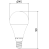 Mexen Nova 3x LED-Glühbirne E14, G45, 10W, Neutral - 4000K, 1055 lm - L101-E14-1040-01x03