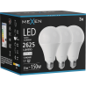 Mexen Nova 3x LED-Glühbirne E27, A95, 25W, Neutral - 4000K, 2625 lm - L100-E27-2540-01x03