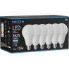 Mexen Nova 6x LED-Glühbirne E27, A95, 25W, Kalt - 6500K, 2625 lm - L100-E27-2565-01x06