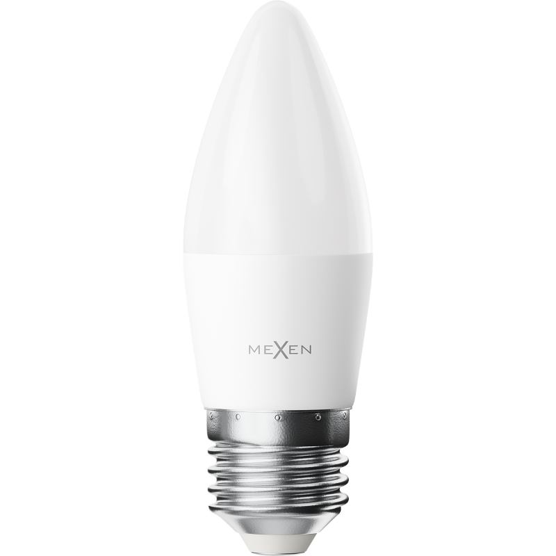 Mexen Nova 3x LED-Glühbirne E27, C37, 8W, Warm - 3000K, 840 lm - L102-E27-0830-01x03