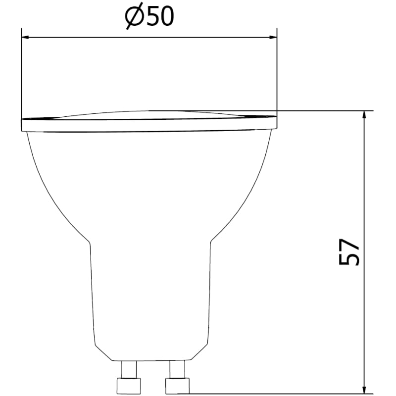 Mexen Nova 6x LED-Lampe GU10, 9W, Warm - 3000K, 945 lm - L108-GU10-0930-01x06