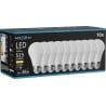 Mexen Nova 10x LED-Glühbirne E27, A60, 5W, Warm - 3000K, 525 lm - L100-E27-0530-01x10