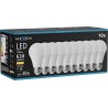 Mexen Nova 10x LED-Lampe E27, A60, 6W, Warm - 3000K, 630 lm - L100-E27-0630-01x10