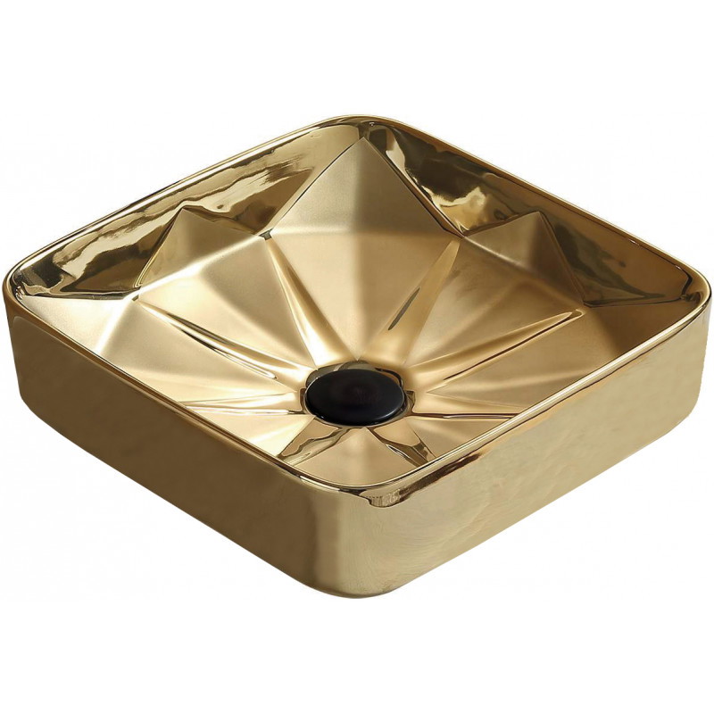 Mexen Elmira Aufsatzwaschbecken 41 x 41 cm, gold - 22094150