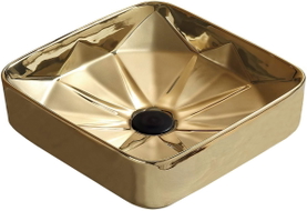 Mexen Elmira Aufsatzwaschbecken 41 x 41 cm, gold - 22094150