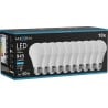 Mexen Nova 10x LED-Glühbirne E27, A60, 9W, Kaltweiß - 6500K, 945 lm - L100-E27-0965-01x10
