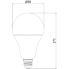 Mexen Nova 10x LED-Glühlampe E27, A95, 25W, Neutral - 4000K, 2625 lm - L100-E27-2540-01x10