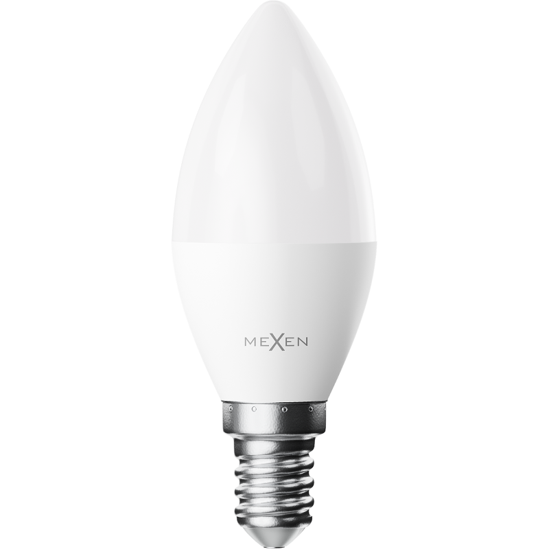 Mexen Nova 10x LED-Glühbirne E14, C37, 7W, Warm - 3000K, 735 lm - L102-E14-0730-01x10