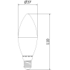 Mexen Nova 10x LED-Glühbirne E14, C37, 9W, Kalt - 6500K, 945 lm - L102-E14-0965-01x10