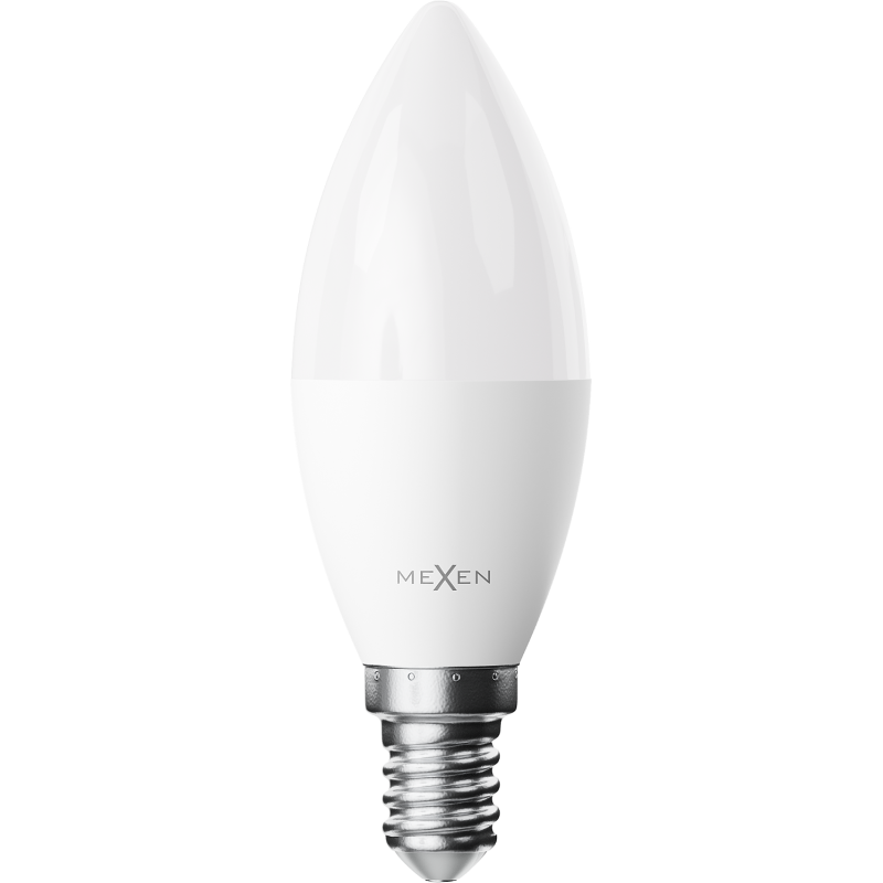 Mexen Nova 10x LED-Glühbirne E14, C37, 10W, Warm - 3000K, 1055 lm - L102-E14-1030-01x10