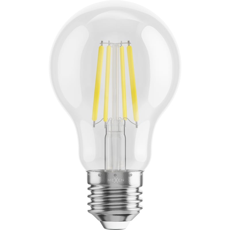 Mexen Vintis 3x LED-Filament-Glühbirne E27, A60, 6W, Neutral - 4000K, 720 lm, klar - L150-E27-0640-00x03