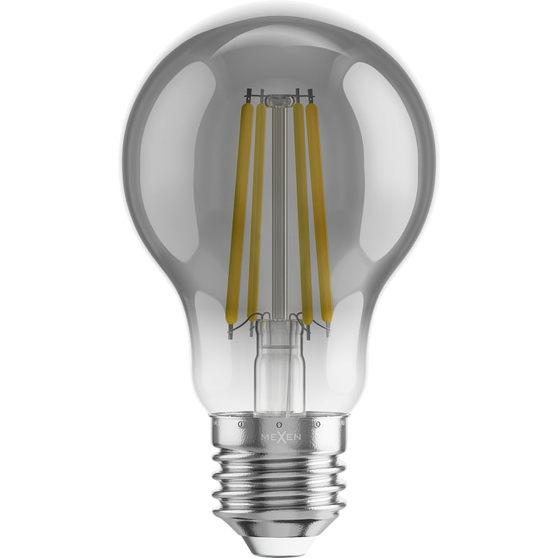 Mexen Vintis 10x Filament-LED-Lampe E27, A60, 8W, Warm - 2200K, 600 lm, Smoke - L150-E27-0822-70x10