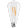 Mexen Vintis 10x LED-Filamentlampe E27, ST64, 8W, Warm - 2200K, 1055 lm, klar - L152-E27-0822-00x10