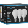 Mexen Nova 3x LED-Lampe E14, G45, 5W, Kalt - 6500K, 525 lm - L101-E14-0565-01x03