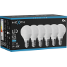 Mexen Nova 6x LED-Glühbirne E14, G45, 5W, Kalt - 6500K, 525 lm - L101-E14-0565-01x06