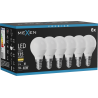 Mexen Nova 6x LED-Glühbirne E14, G45, 7W, Warm - 3000K, 735 lm - L101-E14-0730-01x06