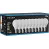 Mexen Nova 10x LED-Glühbirne E14, G45, 7W, Warm - 3000K, 735 lm - L101-E14-0730-01x10