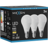 Mexen Nova 3x LED-Glühbirne E14, G45, 9W, Warm - 3000K, 945 lm - L101-E14-0930-01x03