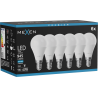 Mexen Nova 6x LED-Glühbirne E14, G45, 9W, Kalt - 6500K, 945 lm - L101-E14-0965-01x06