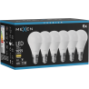 Mexen Nova 6x LED-Glühlampe E14, G45, 10W, Warm - 3000K, 1055 lm - L101-E14-1030-01x06