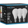 Mexen Nova 3x LED-Glühbirne E14, G45, 10W, Neutral - 4000K, 1055 lm - L101-E14-1040-01x03