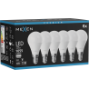 Mexen Nova 6x LED-Glühbirne E14, G45, 10W, Neutral - 4000K, 1055 lm - L101-E14-1040-01x06