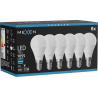 Mexen Nova 6x LED-Glühbirne E14, G45, 10W, Kalt - 6500K, 1055 lm - L101-E14-1065-01x06