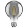 Mexen Vintis 6x LED-Filament-Glühbirne E27, G80, 8W, Warm - 2700K, 680 lm, Rauch - L155-E27-0827-70x06