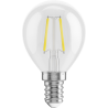 Mexen Vintis 6x LED-Filament-Glühbirne E14, G45, 2W, Neutral - 4000K, 240 lm, klar - L156-E14-0240-00x06