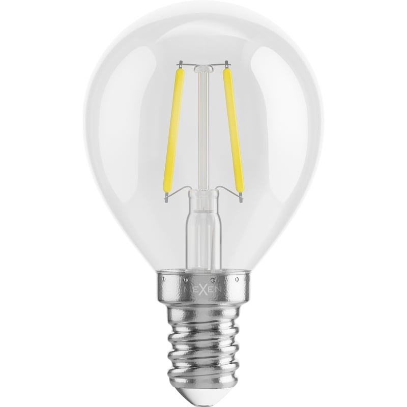 Mexen Vintis 10x LED-Filament-Glühbirne E14, G45, 2W, Neutral - 4000K, 240 lm, klar - L156-E14-0240-00x10