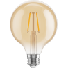Mexen Vintis 3x LED-Filamentlampe E27, G95, 2W, Warm - 2200K, 180 lm, Amber - L157-E27-0222-50x03