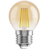 Mexen Vintis 6x LED-Glühlampe Filament E27, G45, 6W, Warm - 2200K, 600 lm, Bernstein - L156-E27-0622-50x06