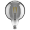 Mexen Vintis 6x LED-Filament-Glühbirne E27, G125, 6W, Warm - 2700K, 510 lm, Rauch - L158-E27-0627-70x06