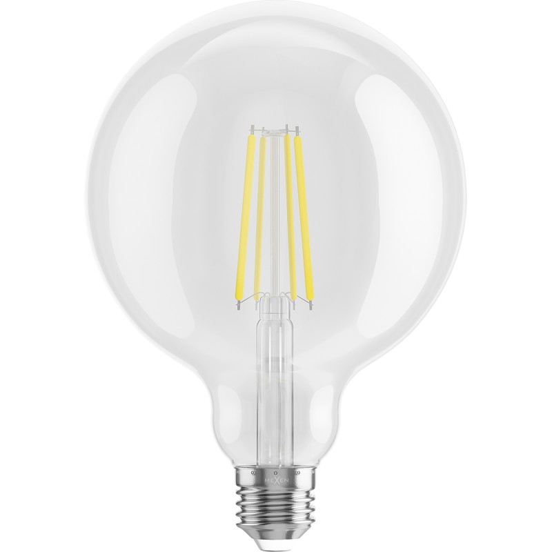 Mexen Vintis 6x LED-Filament-Glühbirne E27, G125, 8W, Neutral - 4000K, 1055 lm, klar - L158-E27-0840-00x06