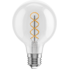 Mexen Vintis 6x LED-Filament-Glühbirne Spirale E27, G80, 6W, Warm - 2700K, 630 lm, klar - L165-E27-0627-00x06