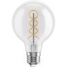 Mexen Vintis 10x LED-Filament-Spirallampe E27, G80, 8W, Warm - 2700K, 750 lm, klar - L165-E27-0827-00x10
