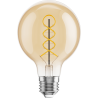 Mexen Vintis 6x LED-Filament-Spirallampe E27, G80, 8W, Warm - 2700K, 650 lm, amber - L165-E27-0827-50x06
