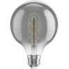 Mexen Vintis 6x LED-Filament-Glühbirne Spirale E27, G95, 4W, Warm - 2200K, 220 lm, Smoke - L167-E27-0422-70x06