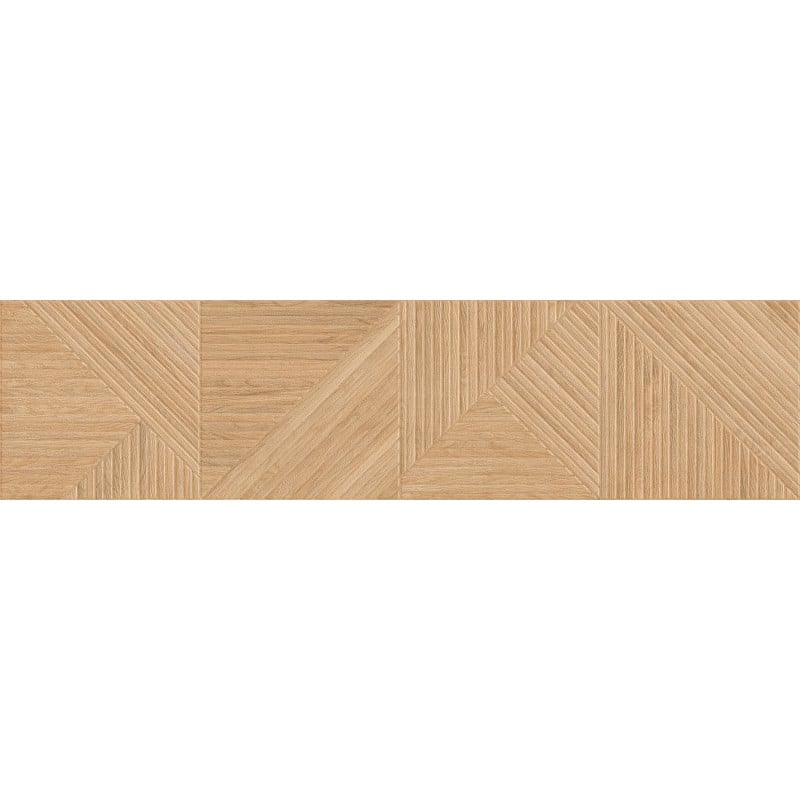 Mexen Ideal  Beige glasiertes Feinsteinzeug rekt. G1, holzähnliche Wandfliese 120 x 30 cm, matt - TL701-120-030-50