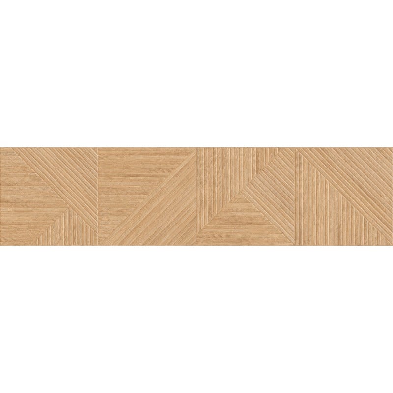 Mexen Ideal  Beige glasiertes Feinsteinzeug rekt. G1, holzähnliche Wandfliese 120 x 30 cm, matt - TL701-120-030-50