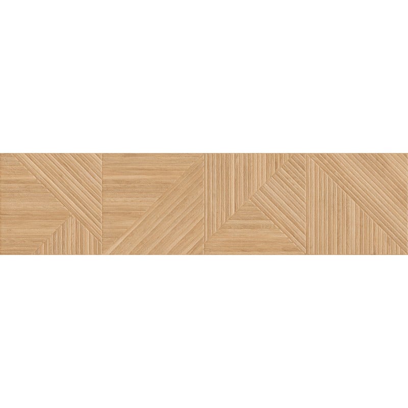 Mexen Ideal  Beige glasiertes Feinsteinzeug rekt. G1, holzähnliche Wandfliese 120 x 30 cm, matt - TL701-120-030-50