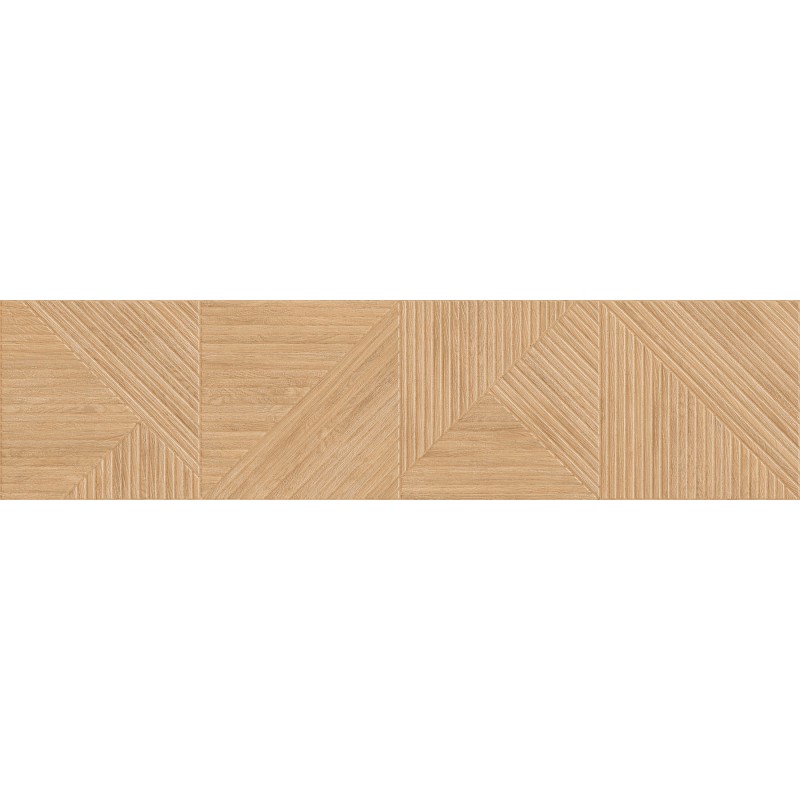 Mexen Ideal  Beige glasiertes Feinsteinzeug rekt. G1, holzähnliche Wandfliese 120 x 30 cm, matt - TL701-120-030-50