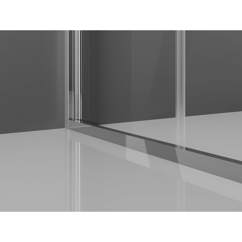 Mexen Exo-3S 3-seitige faltbare Duschkabine 70 x 110 cm, transparent, Chrom - 816-070-110-01-00-3S